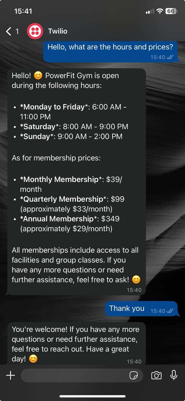WhatsApp AI Agent preview